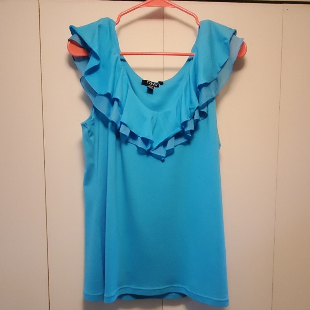 Chaps Blueberry 100%Cotton Top